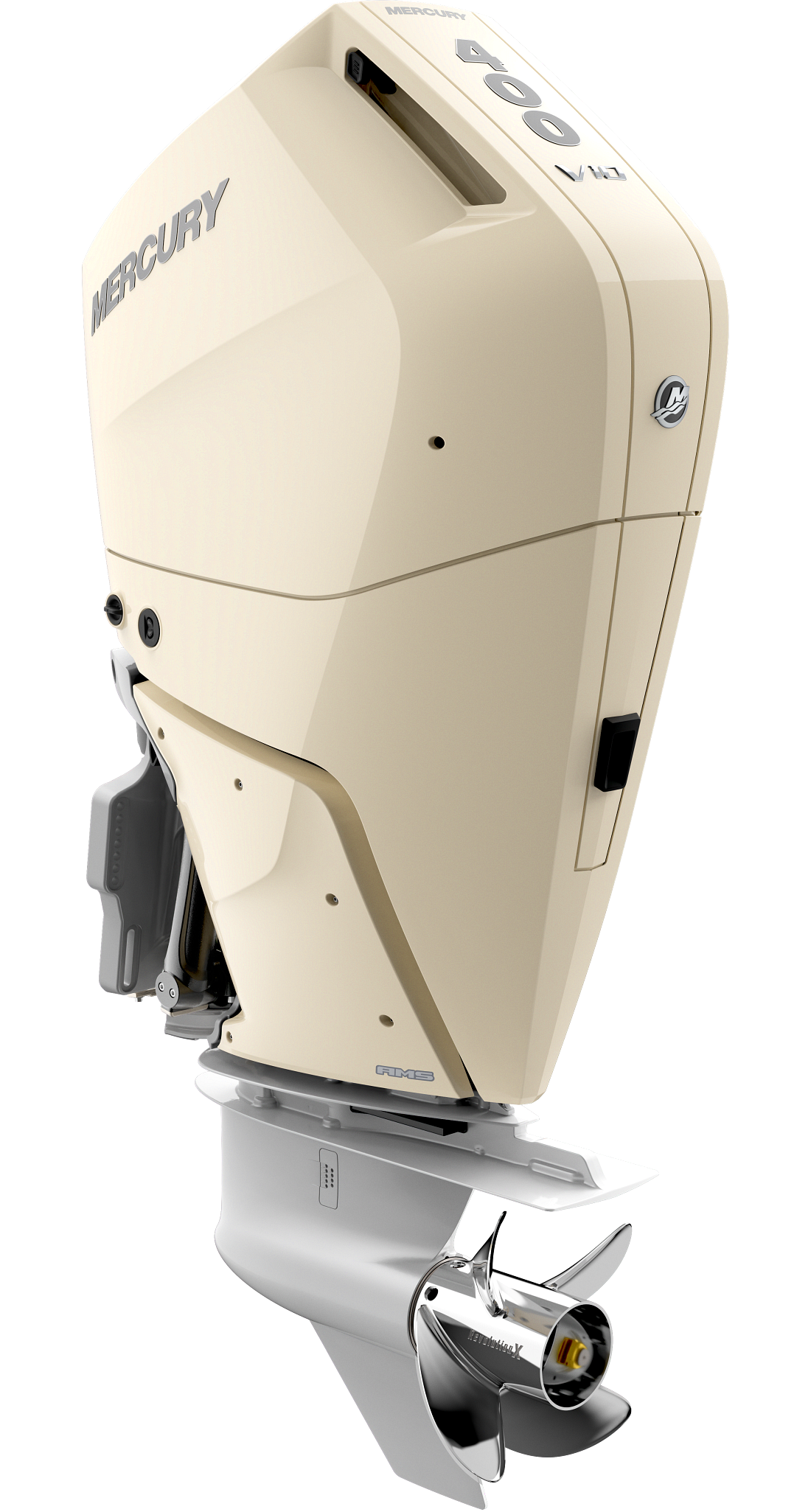 2024 Mercury Verado 400hp Outboard Engine in Cream