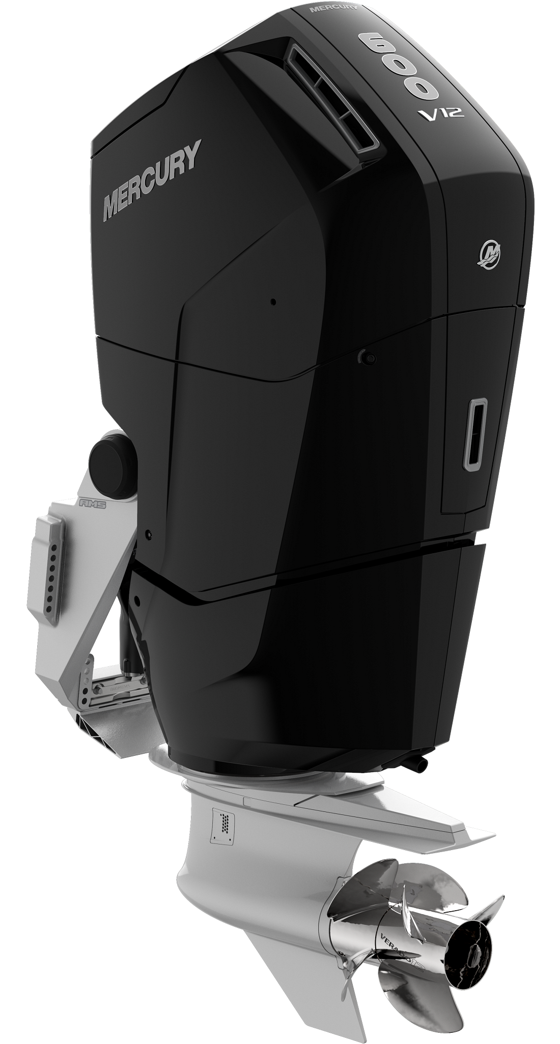 2024 Mercury Verado 600hp Outboard Engine V12 in Black