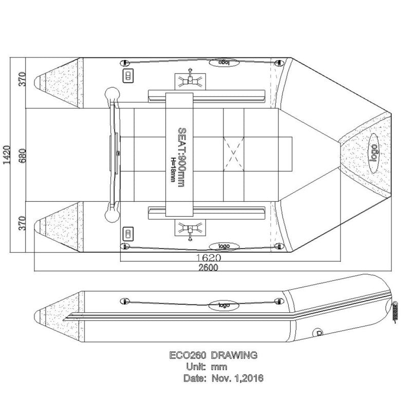 Seago Inflatable Tender SL230