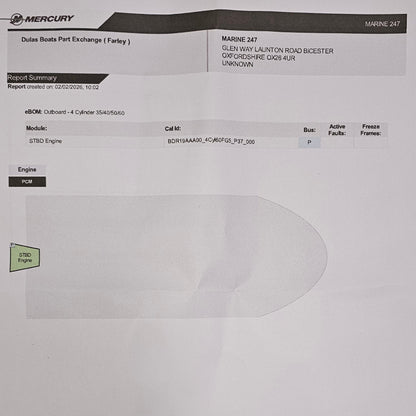 2021 Mariner 60hp Outboard - Long Shaft