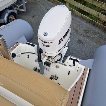 Zodiac Medline 500 RIB w/ Evinrude E-TEC 75hp