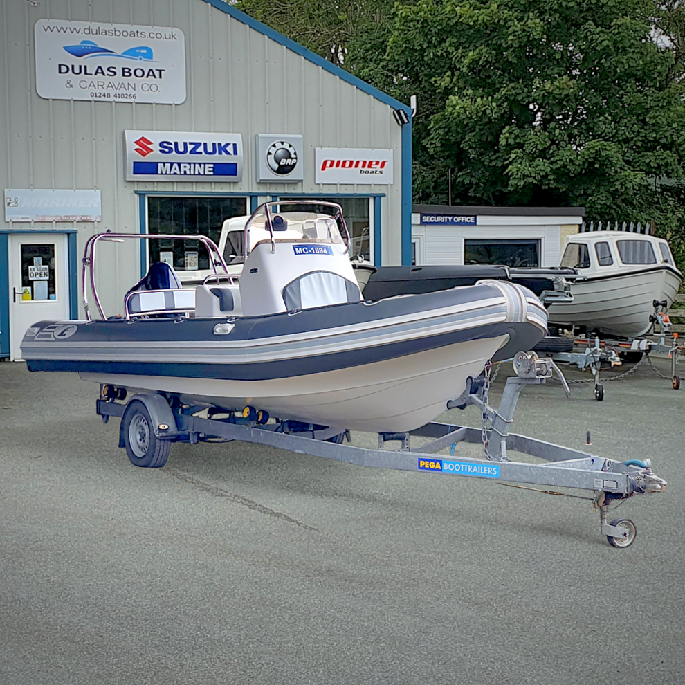 Falcon 650 RIB for SALE with Suzuki DF140hp - Dulas Boats UK – Dulas ...
