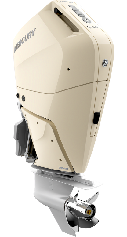 2024 Mercury Verado 350hp Outboard Engine in Cream, UK