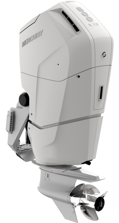 2024 Mercury Verado 600hp Outboard Engine V12 in White