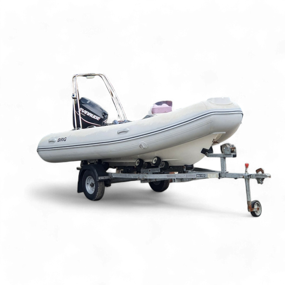 Used Brig Falcon 400 RIB w/ Evinrude E-TEC 30hp for Sale | UK – Dulas ...
