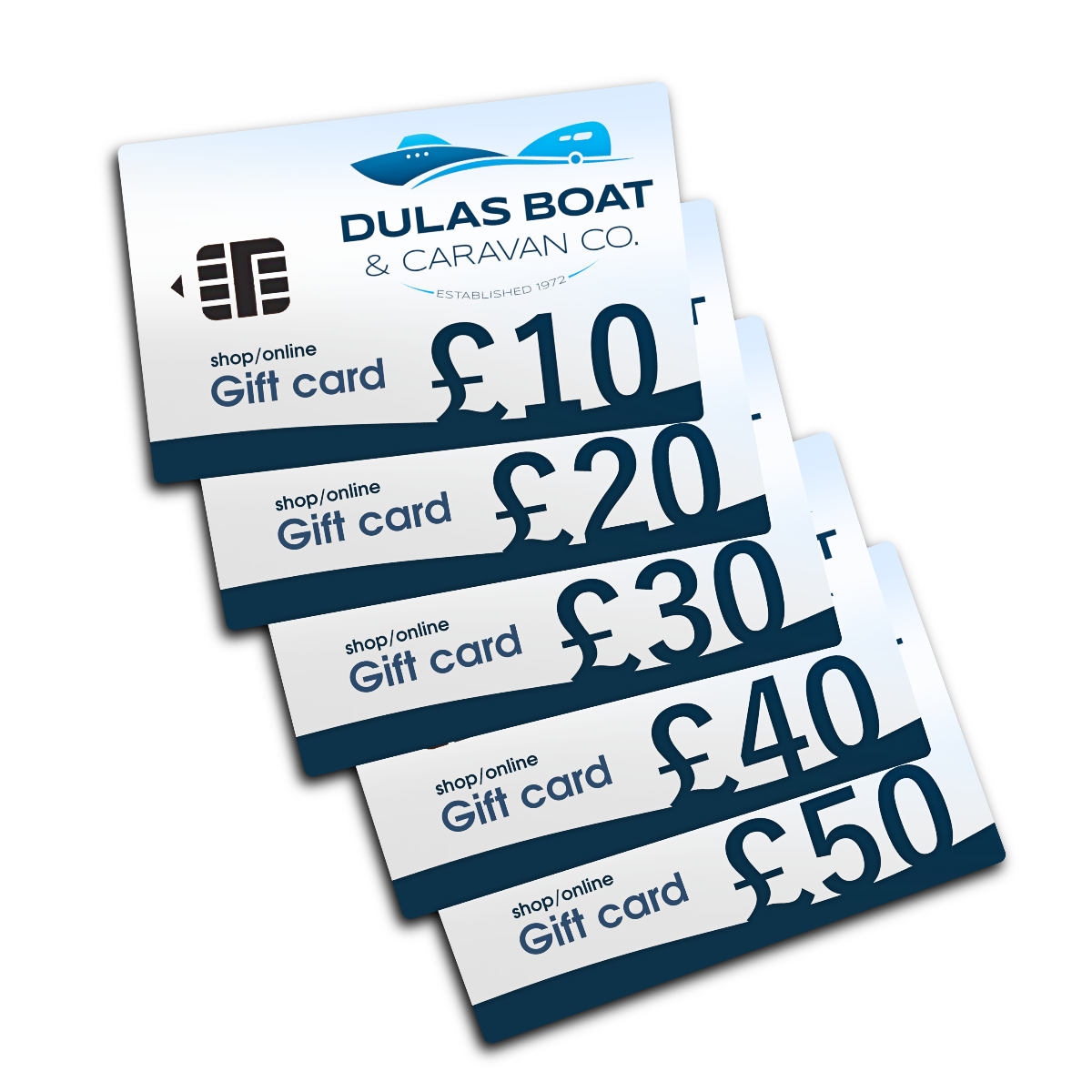 Dulas Boat & Caravan Gift Cards