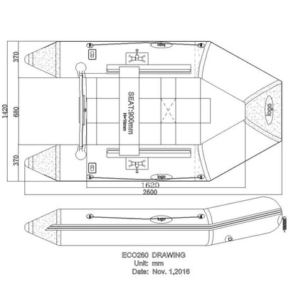 Seago Inflatable Tender SL230
