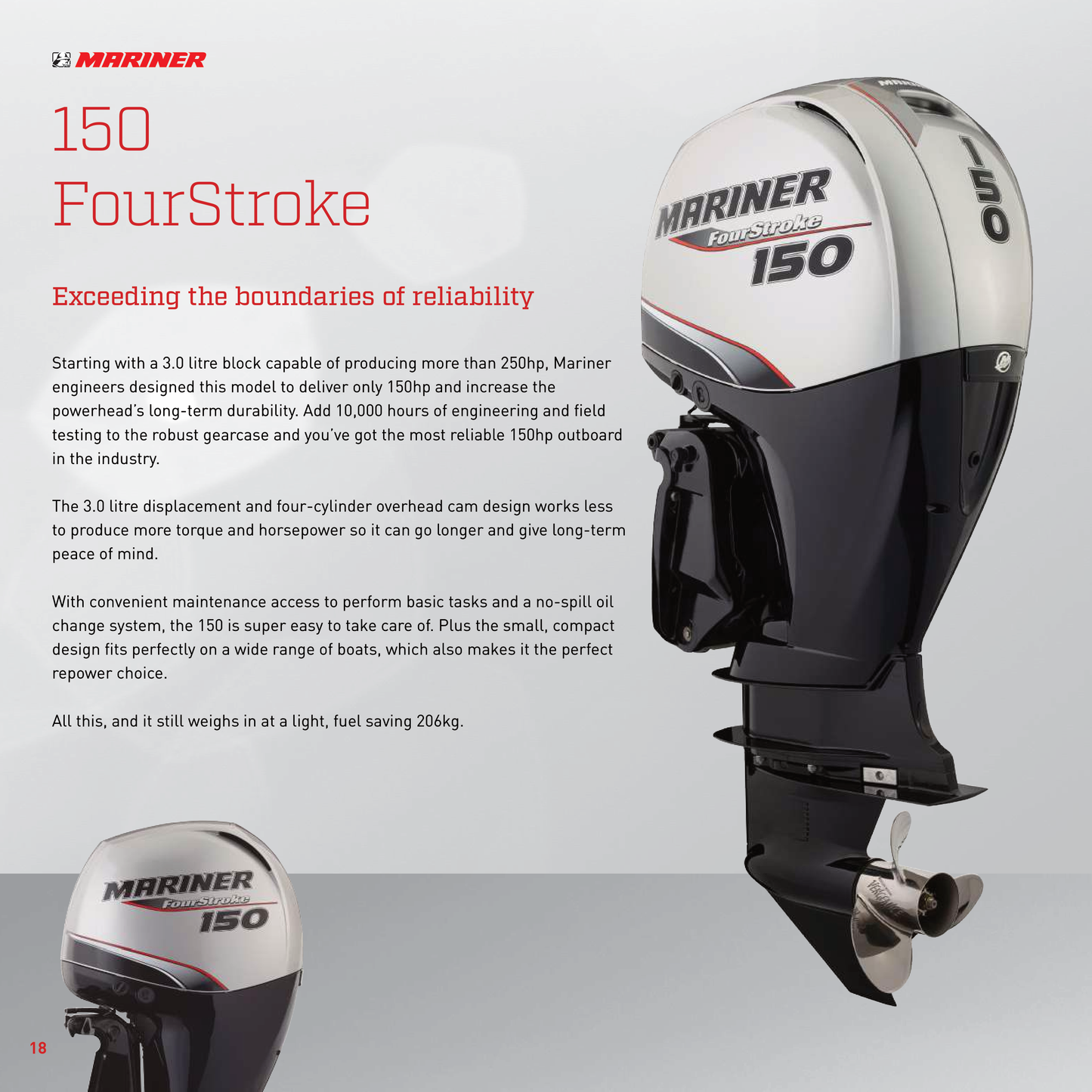 Mariner Four Stroke 150hp Outboard